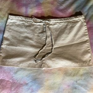 Vintage Beige Mini Skort